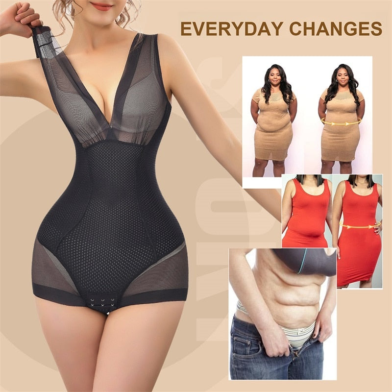 Sexy Mesh Shapewear Bodysuit