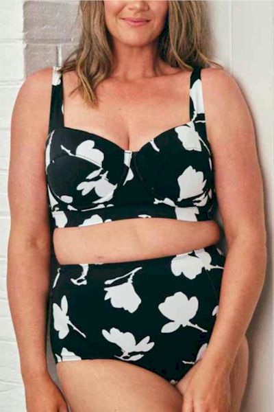 Load image into Gallery viewer, Curvy Chic Graphic Print Underwire Tankini Set  Plus size
