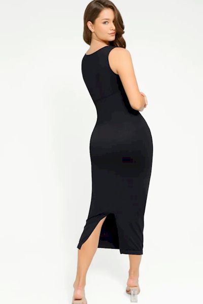 EcoChic Sculptor 360° - Seamless Waist Control Long Dress