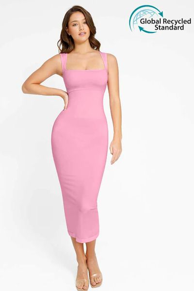 EcoChic Sculptor 360° - Seamless Waist Control Long Dress