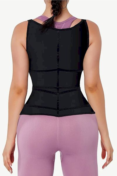 Black Magic: The Fabulous Fit Upgrade Durable Zipper Vest Shaper Sculpts Your Dreams into Reality