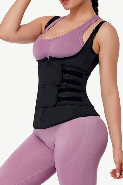 Black Magic: The Fabulous Fit Upgrade Durable Zipper Vest Shaper Sculpts Your Dreams into Reality