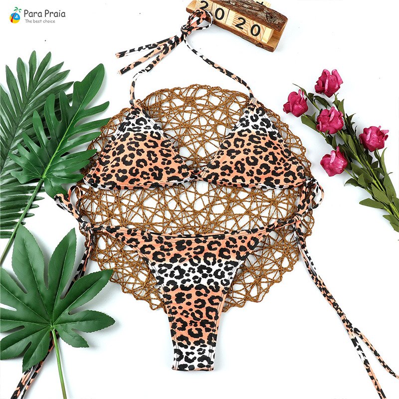 Wild and Sexy All Day: Turn Heads with our Smokin' Hot Leopard Print Bikini!