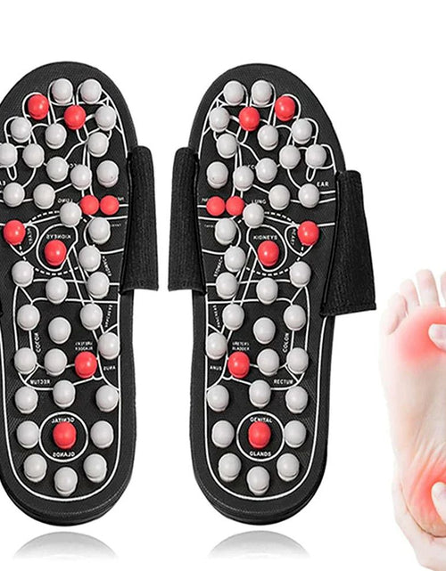 Load image into Gallery viewer, Acupressure Massage Slippers – Reflexology Sandals for Plantar Fasciitis &amp; Foot Pain Relief
