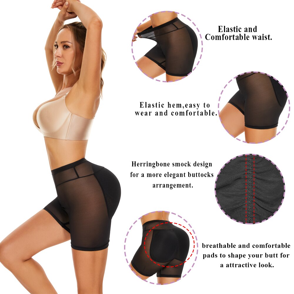 Padded Body Shaper Butt Lifter Push Up Panty Shapewear