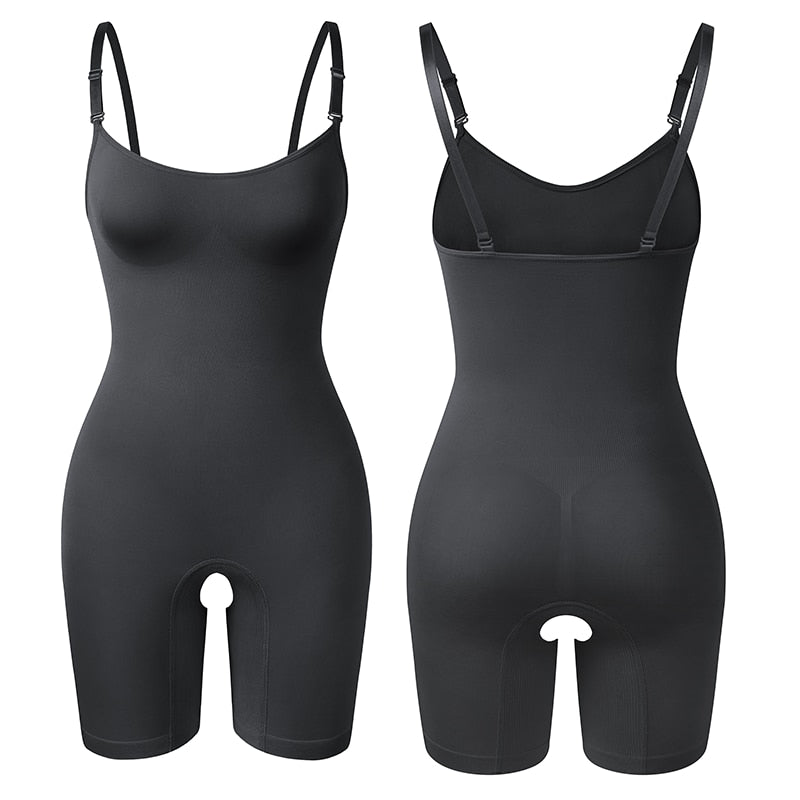 Seamless Bodysuit Butt Lifter Tummy Control Chest Enhancing Shapewear