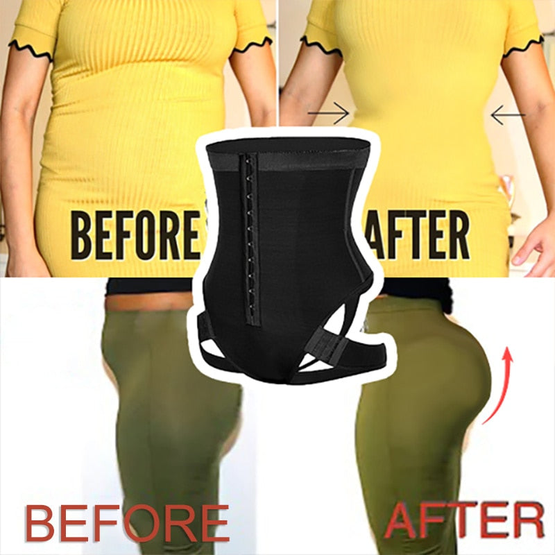 2-IN-1 High Waist Trimming and Hip Lifting Shapewear