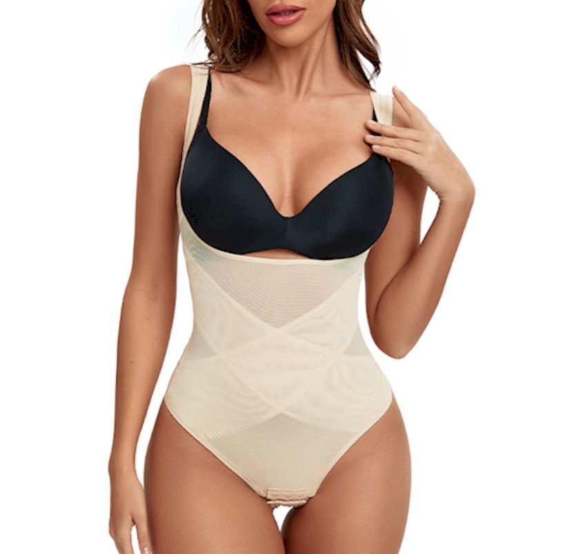 Thong Bodysuits Full BodyShaper Seamless Sexy Tummy Control Shapewear