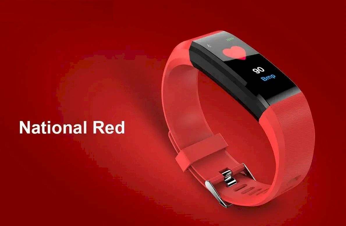 Smart Fitness Tracker Watch with Heart Rate &amp; Blood Pressure Monitor