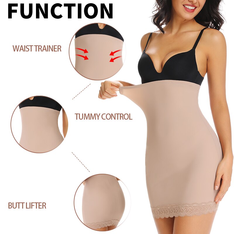 High Waist Half Slip Underdress Shapewear