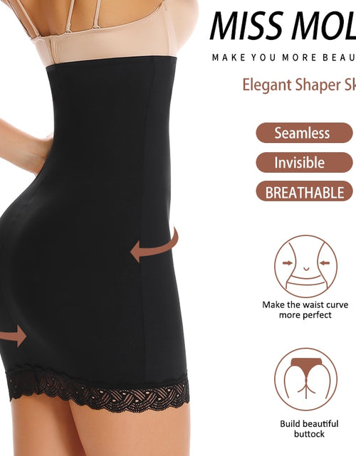 Load image into Gallery viewer, High Waist Half Slip Underdress Shapewear
