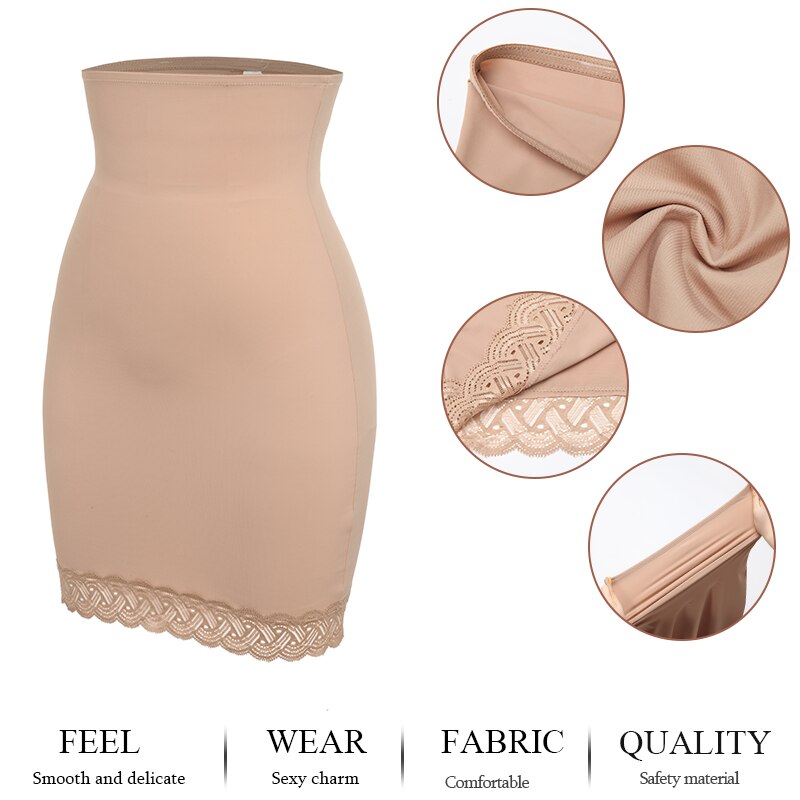 High Waist Half Slip Underdress Shapewear