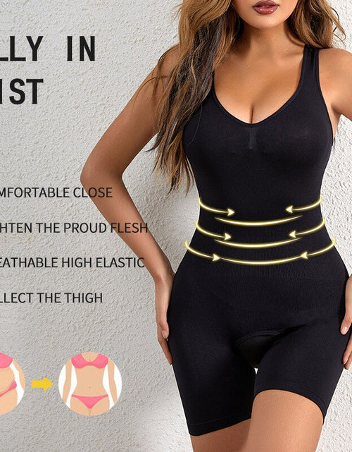 Load image into Gallery viewer, Seamless Bodysuit Shapewear Body Shapers Open Crotch Panties
