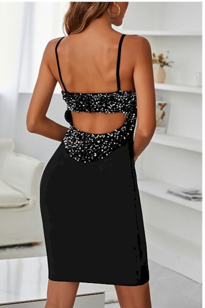 Load image into Gallery viewer, Set the Mood Sling Luxurious Sexy Mini Prom Dress
