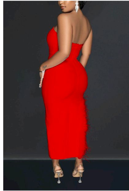 Load image into Gallery viewer, Sultry and Stylish: Turn Heads in our Sexy Side High Slit Maxi Dress
