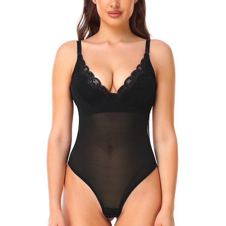 Shapewear Bodysuit Sexy Lingerie  Lace Thong Panties