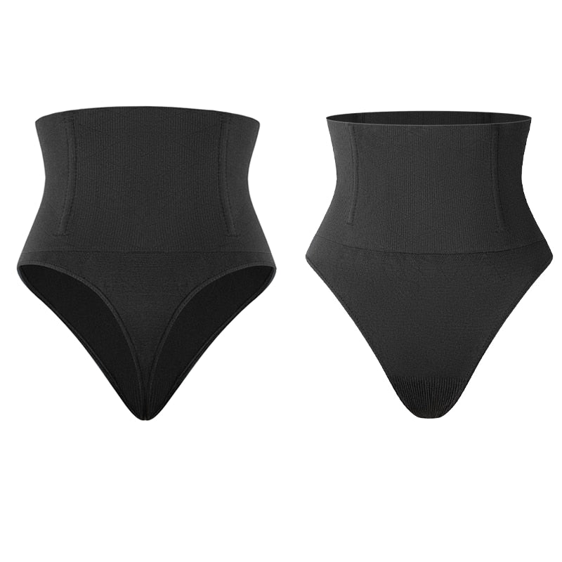 Flaunt Your Curves with High Waist Thong Control Panty Shapewear