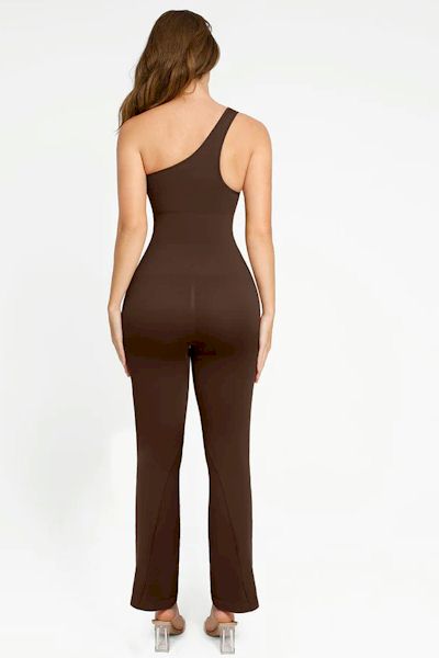 SoftCurve Harmony Jumpsuit - Seamless Shaping with Flared Legs