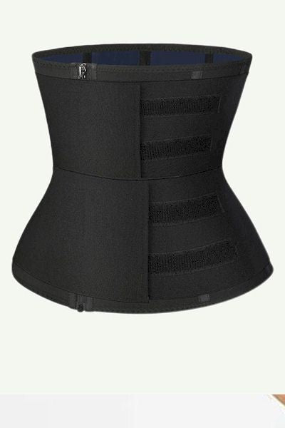 Load image into Gallery viewer, Hourglass Allure: Steel Boned Double Layer Tummy Control Waist Trainer
