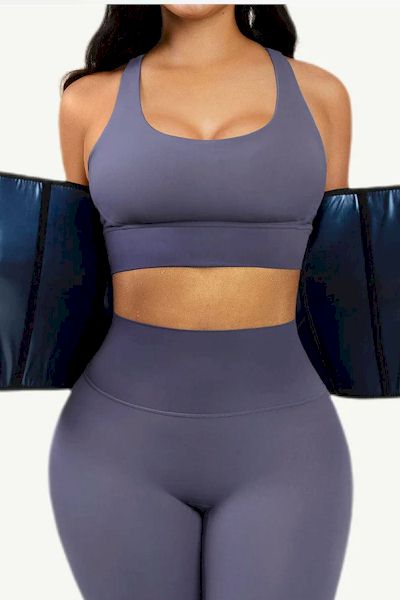 Hourglass Allure: Steel Boned Double Layer Tummy Control Waist Trainer