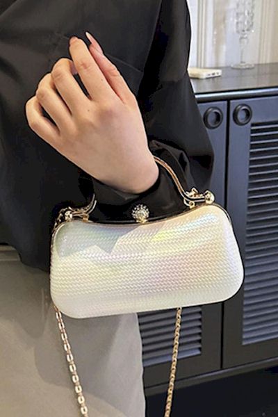 Load image into Gallery viewer, Next-Level Streetwear: Make a Statement with our Vegan Rhinestone Handbag!
