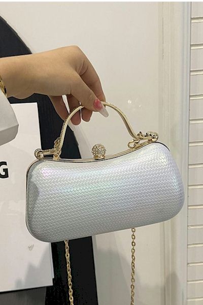 Load image into Gallery viewer, Next-Level Streetwear: Make a Statement with our Vegan Rhinestone Handbag!
