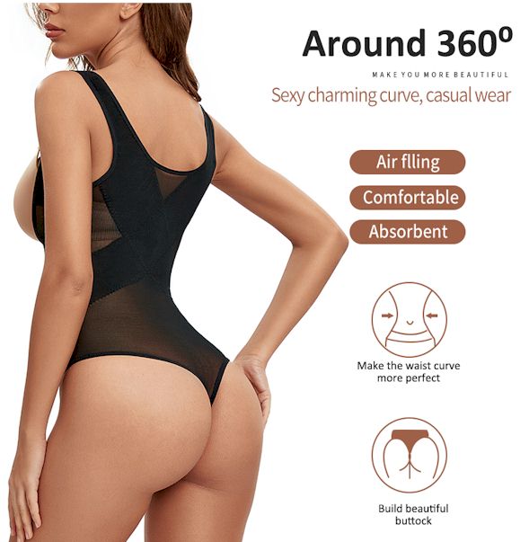 Thong Bodysuits Full BodyShaper Seamless Sexy Tummy Control Shapewear