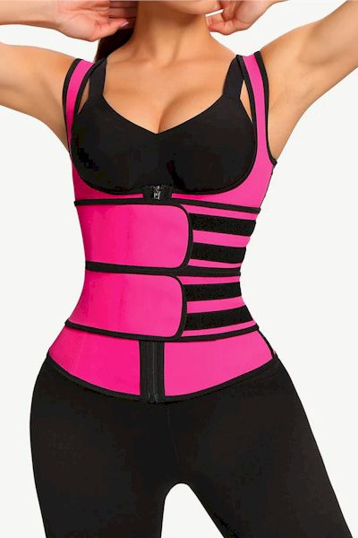 Load image into Gallery viewer, Sculpt. Shape. Seduce: The Latex Vest Shaper - Your Luxe Guide to a Confidently Contoured You
