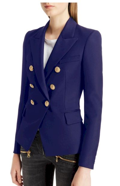 Load image into Gallery viewer, Timeless Elegance: Classic Double-Breasted Blazer for Every Season
