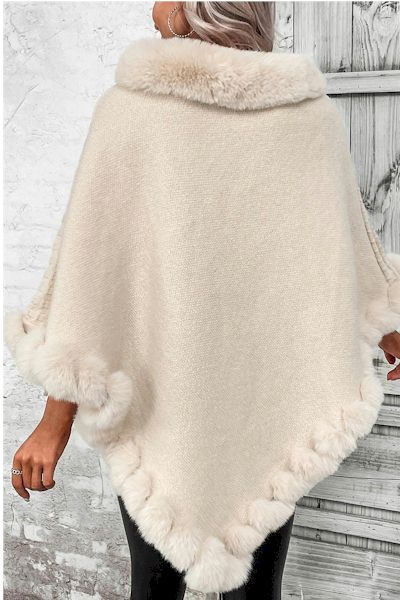 Load image into Gallery viewer, Snuggle in Style: Exquisite Fur Collar Sweater for Lazy Days
