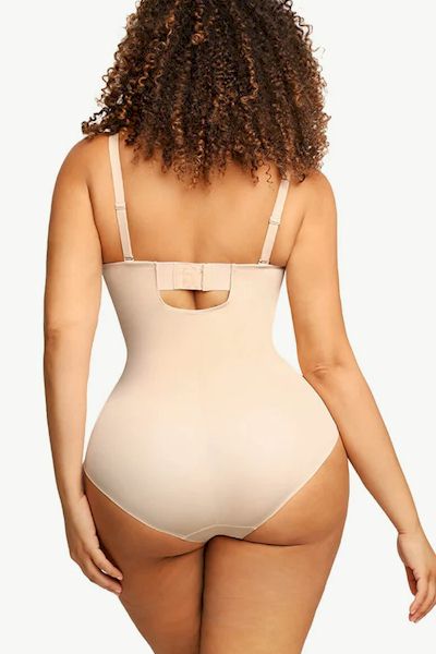 Sculpted Sophistication: Premium Cupped Panty Shaping Bodysuit for Curves