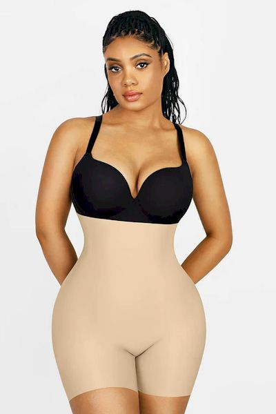 Load image into Gallery viewer, Lift, Sculpt, and Shape: High Waisted Butt Lifter with Removable Hip Pads
