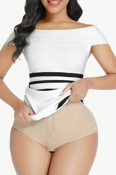 Curves in Control: High Waist Fajas Shaper Shorts with Adjustable Fit