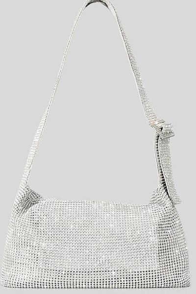 Load image into Gallery viewer, Elegance Redefined: Shine Bright with our Rhinestone Décor Shoulder Bag
