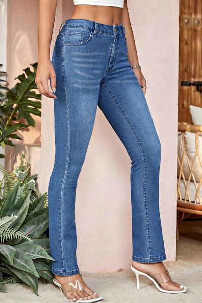 Load image into Gallery viewer, Timeless Glamour: Embrace Luxury in our Non-Stretch High Waist Jeans
