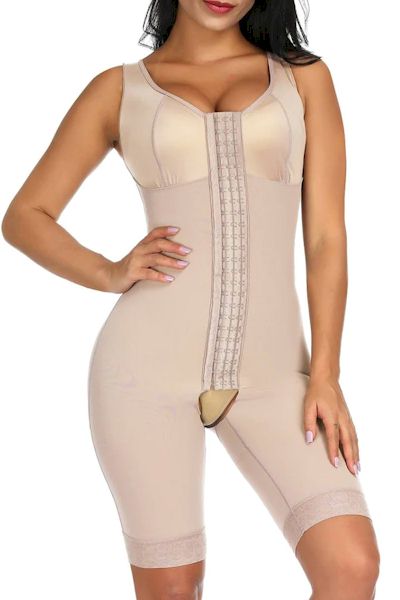 Load image into Gallery viewer, Curves &amp; Comfort: Ultimate Stretch Hooks Crotchless Bodysuit
