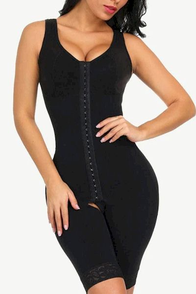 Load image into Gallery viewer, Curves &amp; Comfort: Ultimate Stretch Hooks Crotchless Bodysuit
