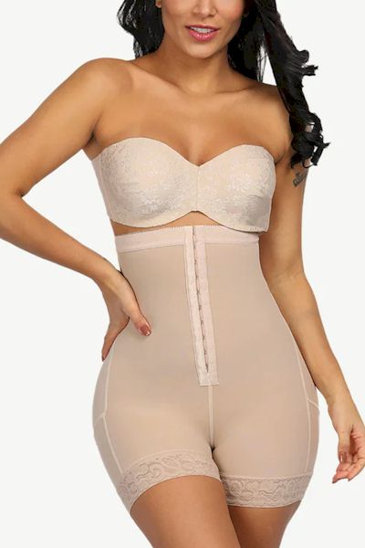 Load image into Gallery viewer, Get the Body of Your Dreams with Our 3-in-1 Queen Size High Waist Post-Surgical Slimming Shorts
