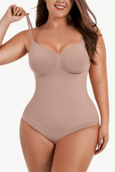 Unbelievably Chic: Seamless Jumpsuit Thong Bodysuit for Flawless Confidence