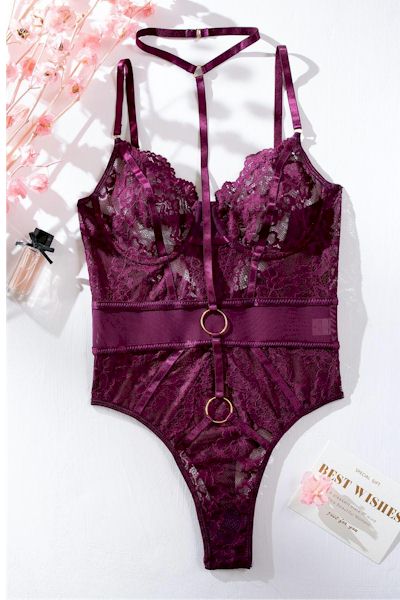 Seductive Lace Teddy for a Touch of Glamour