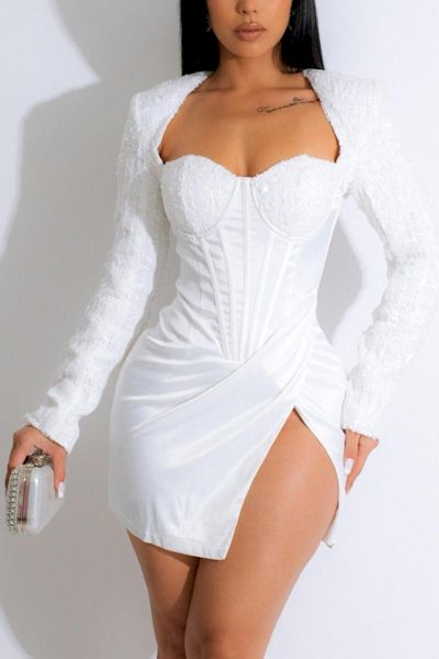 Load image into Gallery viewer, Sequin Mini Dress with Seductive Square Neckline: Show Off Your Curves
