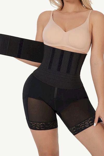 Sculpt & Shape Mastery: Shapewear Pants with Waist Trainer for Head-Turning Curves