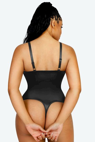 Load image into Gallery viewer, Comfort &amp; Style Shaping Thong Bodysuit: Flaunt Your Best Curves
