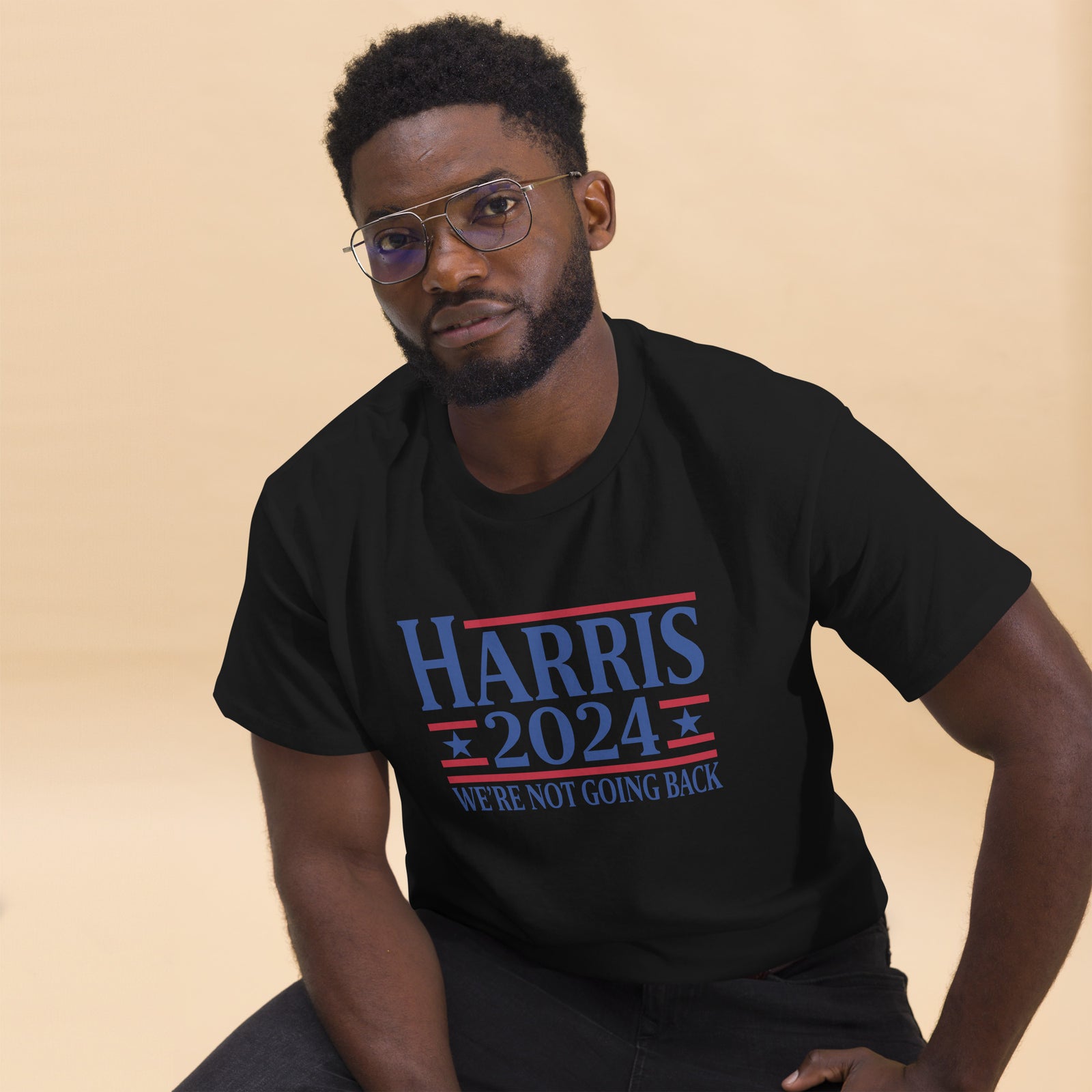 Harris 2024 We're Not Going Back Unisex classic tee