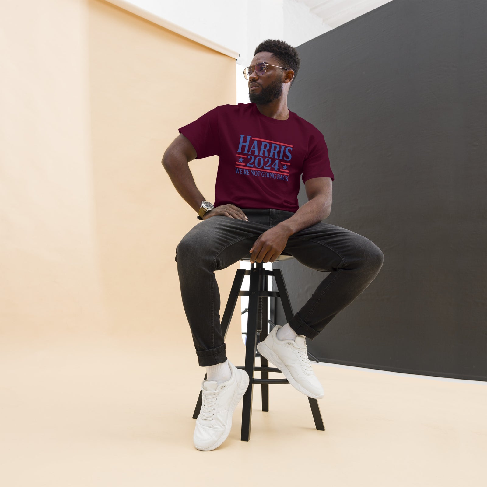 Harris 2024 We're Not Going Back Unisex classic tee