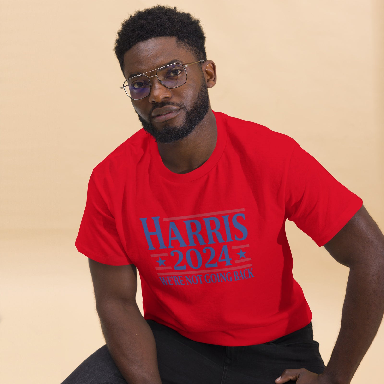 Harris 2024 We're Not Going Back Unisex classic tee