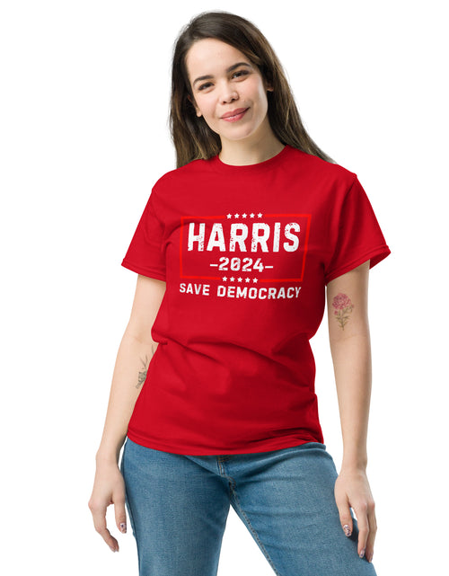 Load image into Gallery viewer, Kamala Harris - Save Democracy Unisex classic tee
