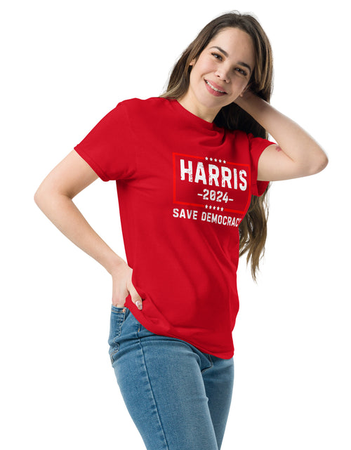 Load image into Gallery viewer, Kamala Harris - Save Democracy Unisex classic tee
