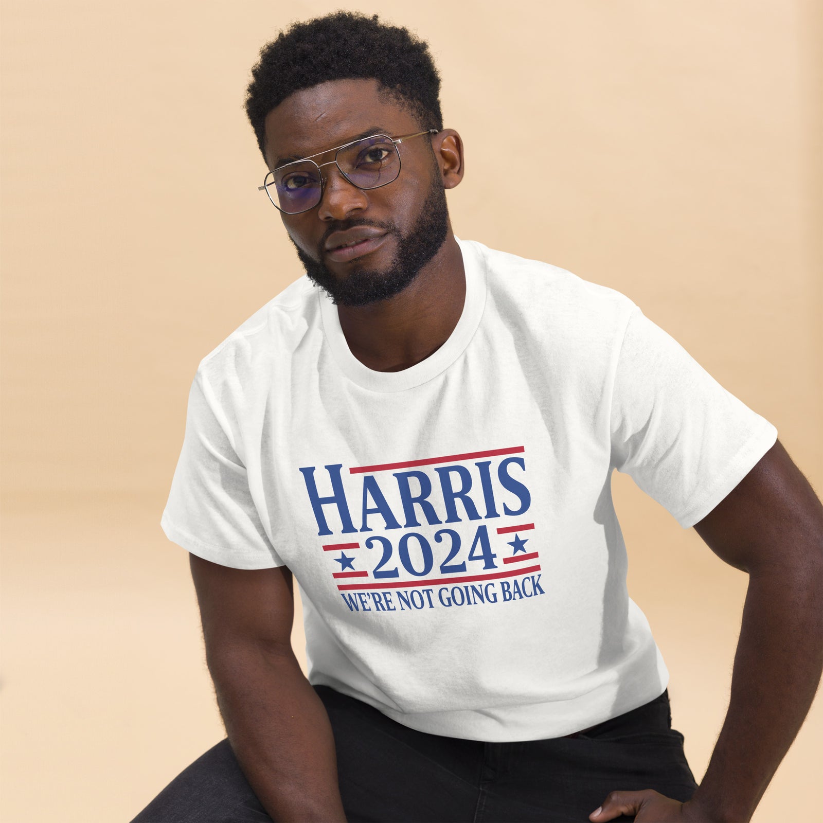 Harris 2024 We're Not Going Back Unisex classic tee