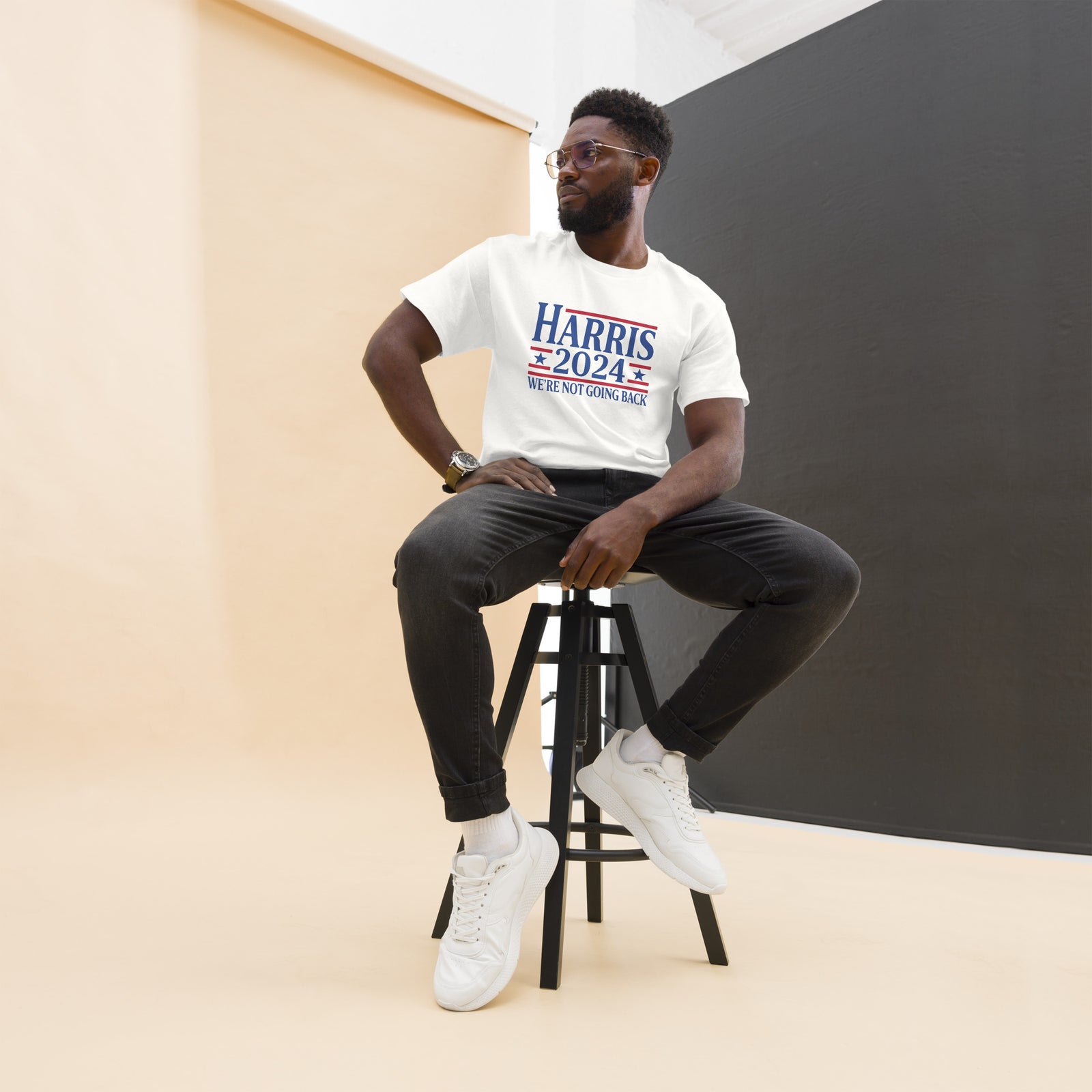 Harris 2024 We're Not Going Back Unisex classic tee